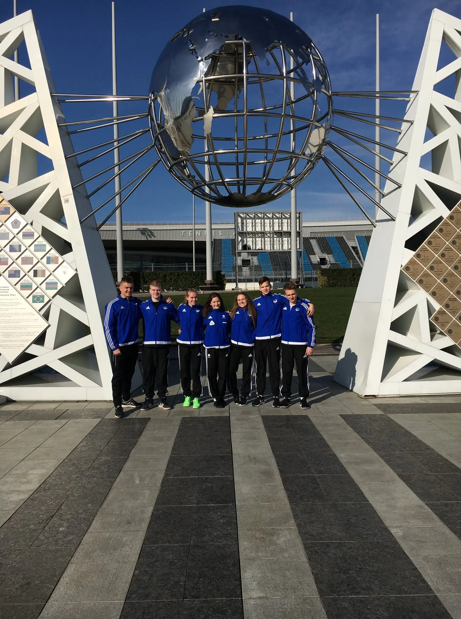 SK BUDO athletes in Sochi at the 2018 European Championships