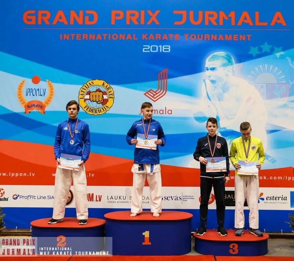 Jūrmala Grand Prix 2018 — cadets medal ceremony