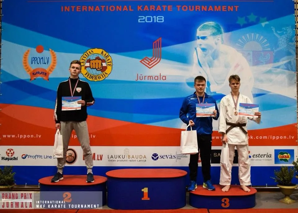 Jūrmala Grand Prix 2018 — men medal ceremony