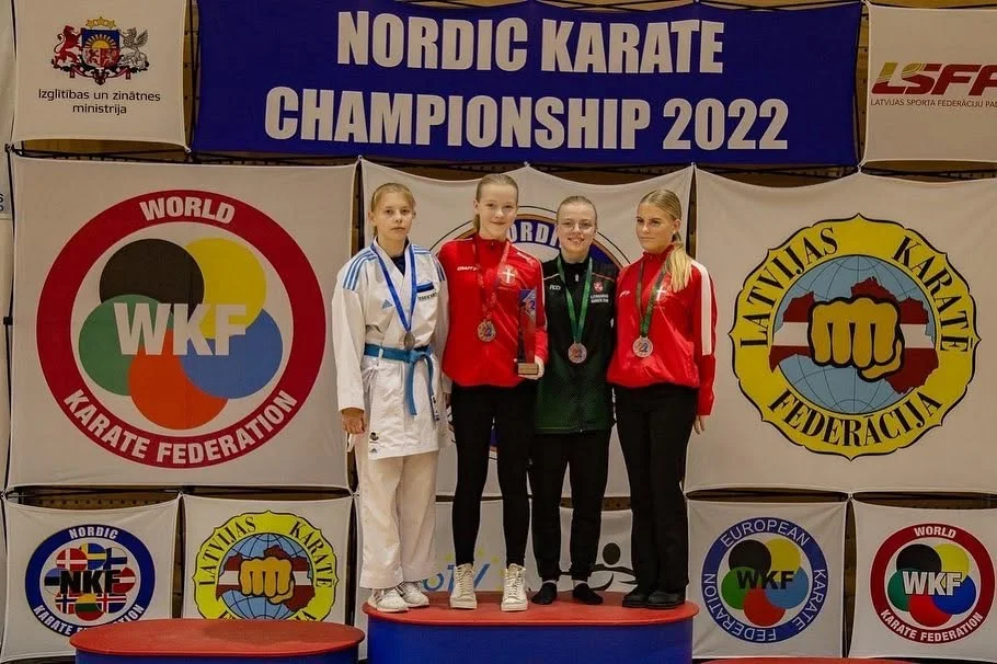 Nordic Karate Championships 2022 — medal ceremony